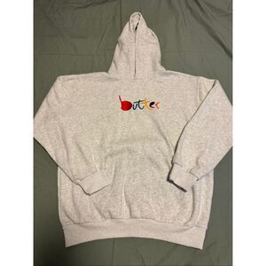 Butter Size Large Goods Art Pullover Hood Cream Men Used